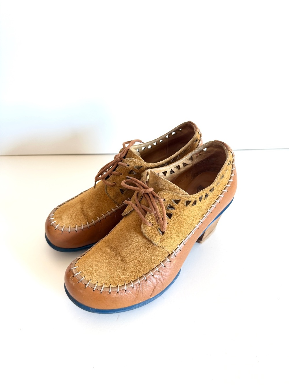 John Fluevog The Cheerful Suede Leather Shoes